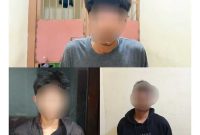 Ketiga Diduga Pelaku Curanmor Yang Diamankan (hms)