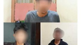 Ketiga Diduga Pelaku Curanmor Yang Diamankan (hms)