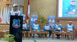 Ketua Panitia H Muh Sjafril Simamora Saat Menyampaikan Laporan (ist)