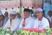 Wabup Katamso Hadiri Haul Akbar Sulthonul Aulia Syekh Abdul Qadir Al-Jailani di Desa Dataran Pinang (pro)
