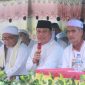 Wabup Katamso Hadiri Haul Akbar Sulthonul Aulia Syekh Abdul Qadir Al-Jailani di Desa Dataran Pinang (pro)
