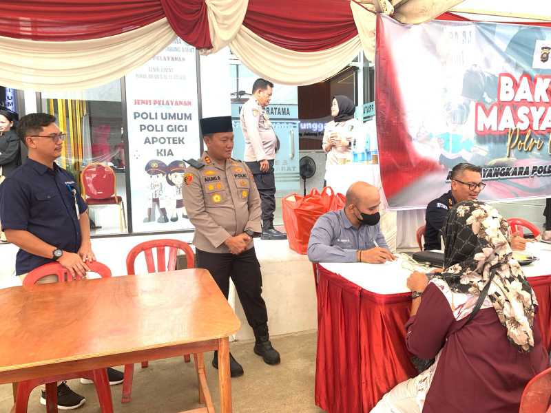 Kapolres Tanjab Barat AKBP Agung Basuki Pantau Kegiatan (hms)