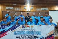 Plt Kadis Parpora H Angsori Bersama Sekretaris Umum KONI Cecep, Ketua Umum PABSI Syamsul Juhari, Official dan Atlet (ist)