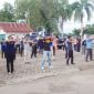 Kegiatan Latihan Pencak Silat di Halaman Dishub Batang Hari (ist)