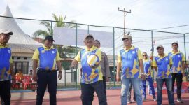 Bupati Tanjab Barat Anwar Sadat Buka Turnamen Bola Voli Putra Dinas PUPR Cup (pro)