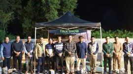 Wabup Tanjab Barat Katamso, Plt Kadis Parpora, Narasumber dan Kepala OPD Terkait Yang Hadir (hms)