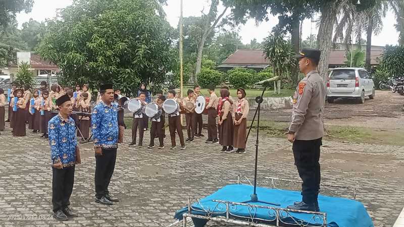 Kapolsek Mestong IPTU Hengky Lesmana Pimpin Upacara Hari Kesadaran Nasional (hms)