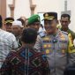 Kapolres Tanjab Barat AKBP Agung Basuki Saat Peninjuan Kegiatan Ibadah di Gereja (hms)