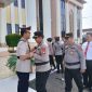 Kompol Johan Christy Silaen Pamitan Dengan Personel Polres Tanjab Barat (ist)