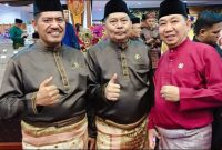 Ketua DPRD Tanjab Barat Hamdani Bersama Anggota DPRD Provinsi Jambi H Ikrom, Arpin Siregar (ist)