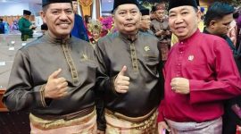 Ketua DPRD Tanjab Barat Hamdani Bersama Anggota DPRD Provinsi Jambi H Ikrom, Arpin Siregar (ist)