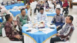 Ketua DPRD Tanjab Barat Hamdani,  Bupati Anwar Sadat, Dandim Letkol Inf Zulhiardi, Kapolres AKBP Maulia Kuswicaksono dan AKBP Agung Basuki (pro)