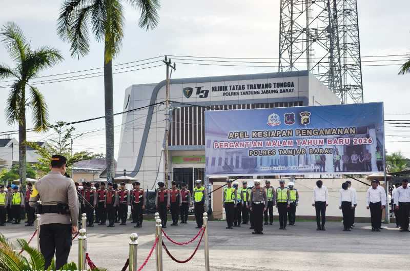 Kegiatan Apel Pengamanan Persiapan Malam Pergantian Tahun (hms)