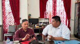 Plt Kadishub Tanjab Barat Agus Sumantri Bersama Anggota DPR RI Dapil Jambi Edi Purwanto (ist)