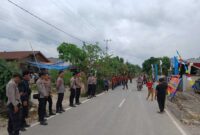 Personel Kepolisian Saat Pengamanan di Lokasi Kegaiatan (hms)