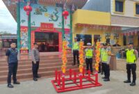Pengamanan Ibadah Imlek di Vihara Buddhayana Kuala Tungkal (hms)