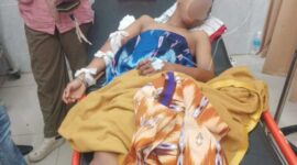Fahri Saat Mendapatkan Perawatan di IGD RSUD KH Daud Arif Kuala Tungkal Minggu (10/5)