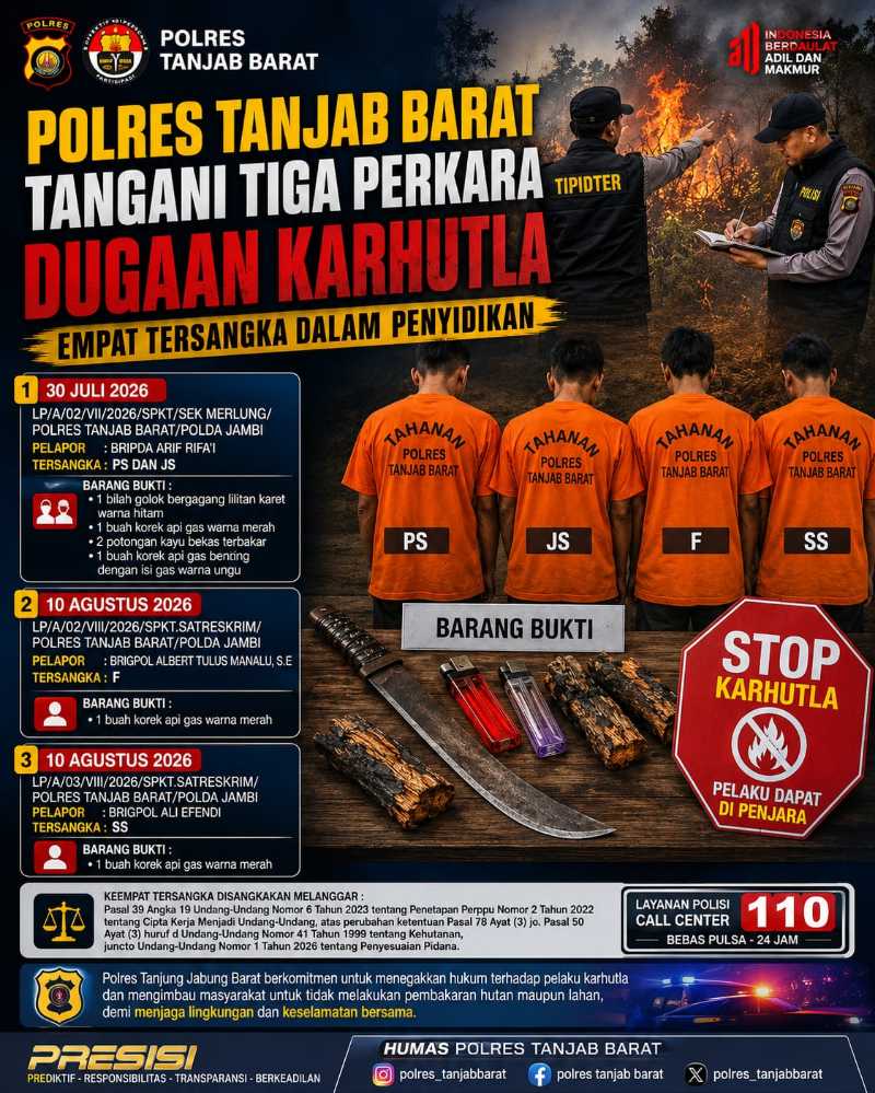 Desain Humas Polres Tanjab Barat