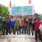 Dandim 0419/Tanjab Letkol Inf Zulhiardi, S. IP., M. Han dan Perwira Kodim, Kades Serta Masyarakat (pentjb)