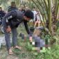 Personel Polsek Merlung Melakukan Olah Tempat Kejadian Perkara (TKP)