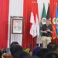 Rocky Gerung saat mengisi Kuliah Umum di Politeknik Agraria STPN, Sleman, D.I. Yogyakarta (ATR/BPN)