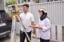 Petugas ATR/BPN Saat Melakukan Pengukuran Bidang Tanah (ATR/BPN)
