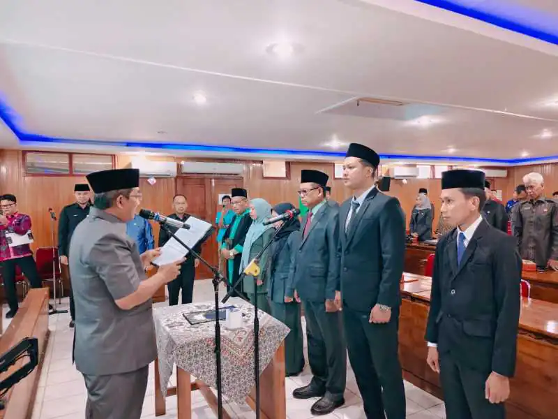 Pelantikan dan Pengambilan Sumpah Jabatan Pejabat Manajerial di Lingkungan Pemerintah Kabupaten Tanjung Jabung Barat (ist)