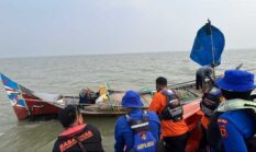 Dikabarkan Hilang, Tim SAR Gabungan Temukan Dua Nelayan Tanjab Barat Selamat