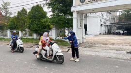 Antisipasi Kualitas Udara Berbahaya Dinkes Bagikan Masker 