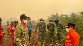 Danrem 042/Gapu Dampingi Gubernur Jambi, 148 Personel Gabungan Diterjunkan Perkuat Satgas Karhutla