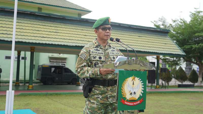 Danrem 042/Gapu Brigjen TNI Nyamin