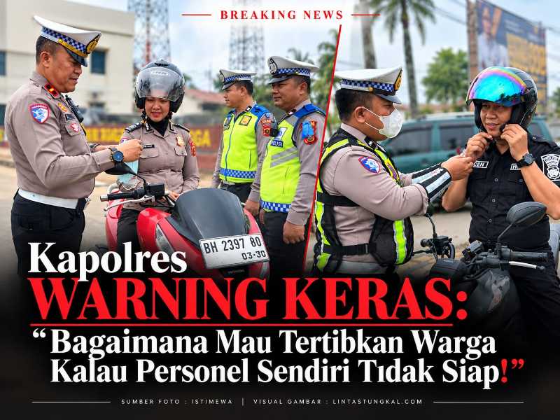 Kapolres Warning Keras: Bagaimana Mau Tertibkan Warga Kalau Personel Sendiri Tidak Siap!