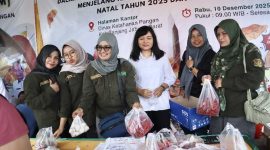 Gerakan Pangan Murah Dinas Ketahanan Pangan Tanjab Barat (ist)