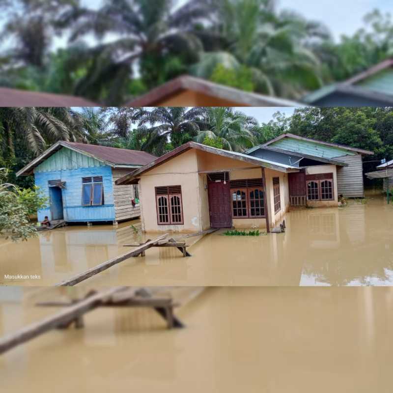 Kondisi Pemukiman Warga di Kuala Dasal (ist)