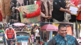 Kegiatan Balap Becak (ist)