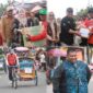 Kegiatan Balap Becak (ist)