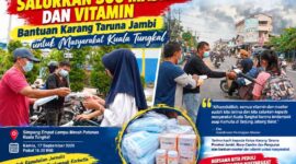 Pembagian Masker dan Vitamin 