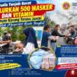 Pembagian Masker dan Vitamin 