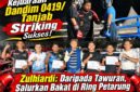 Foto Laga dan Penyerahan Hadiah Kepada Klub Peraih Juara Kejuaraan Dandim 0419/Tanjab 