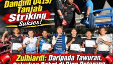 Foto Laga dan Penyerahan Hadiah Kepada Klub Peraih Juara Kejuaraan Dandim 0419/Tanjab 
