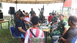 Dandim 0419/Tanjab Letkol Inf Zulhiardi Bersama Pasiter, Camat Betara Nasrun dan Perangkat Terkait (pentjb)