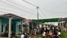 Kondisi Rumah Duka Dipenuhi Pelayat (Dok Polsek Ilir)