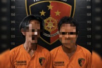 Kedua Pelaku Yang Diamankan Aparat Kepolisian (hms)