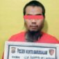 Lia Susanto, petugas keamanan yang menghukum santri di Rokan Hulu ditetapkan sabagai tersangka. (Foto: Dok. Polsek Kunto Darussalam)