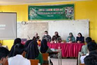 Kegiatan Jaksa Masuk Sekolah Program pembinaan masyarakat taat hukum tahun 2022 Kejari Tanjung Jabung Barat di SMAN 1 Tanjung Jabung Barat, FOTO : Dok Kejari