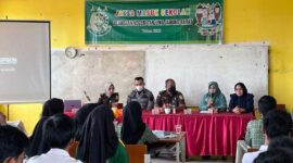 Kegiatan Jaksa Masuk Sekolah Program pembinaan masyarakat taat hukum tahun 2022 Kejari Tanjung Jabung Barat di SMAN 1 Tanjung Jabung Barat, FOTO : Dok Kejari