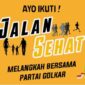 Golkar Jalan Sehat Bersama Masyarakat. [GAMBAR : Tangkapan Layar]