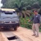 Kondidi Jembatan di RT 06 Dusun Selayang, Desa Pematang Jering Kecamatan Jambi Luar Kota, Kabupaten Muaro Jambi. FOTO : Ary/LT