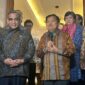 Jusuf Kalla terpilih menjadi Ketua Umum Palang Merah Indonesia (PMI) peridoe 2024-2029, berdasarkan hasil sidang pleno Musyawarah Nasional atau Munas KE-22. FOTO : Antara/Tempo.co