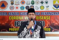 Juru Bicara (Jubir) Gugus Tugas Percepatan Penanganan dan Pencegahan Covid-19 Provinsi Jambi, Johansyah 